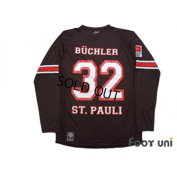 Photo2: FC St. Pauli 2012-2013 Home Long Sleeve Shirt #32 Buchler Bundesliga Patch/Badge