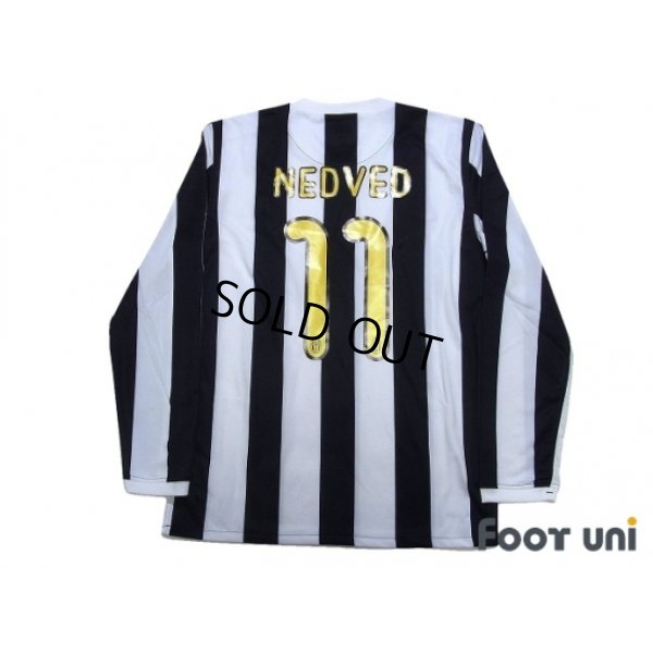 Photo3: Juventus 2009-2010 Home Long Sleeve Shirt #11 Nedved