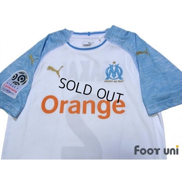 Photo3: Olympique Marseille 2018-2019 Home Shirt #2 Sakai Ligue 1 Patch/Badge w/tags