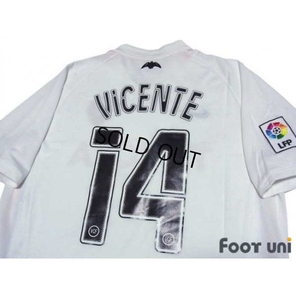 Photo4: Valencia 2006-2007 Home #14 Vicente LFP Patch/Badge