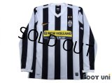 Juventus 2009-2010 Home Long Sleeve Shirt #11 Nedved