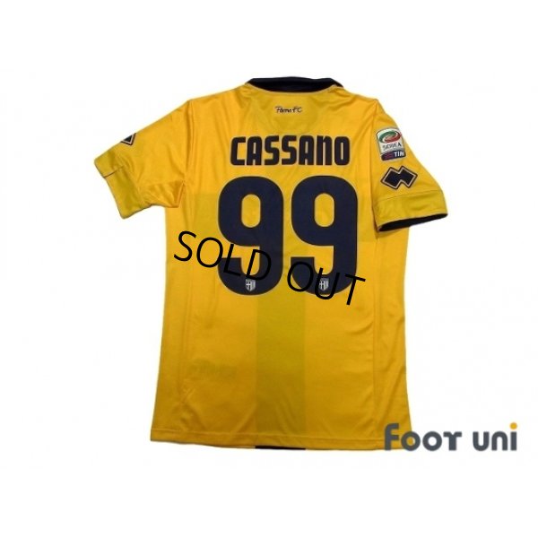 Photo2: Parma 2014-2015 3rd Shirt #99 Cassano Serie A Tim Patch/Badge