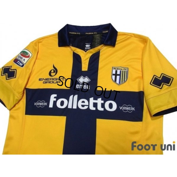 Photo3: Parma 2014-2015 3rd Shirt #99 Cassano Serie A Tim Patch/Badge