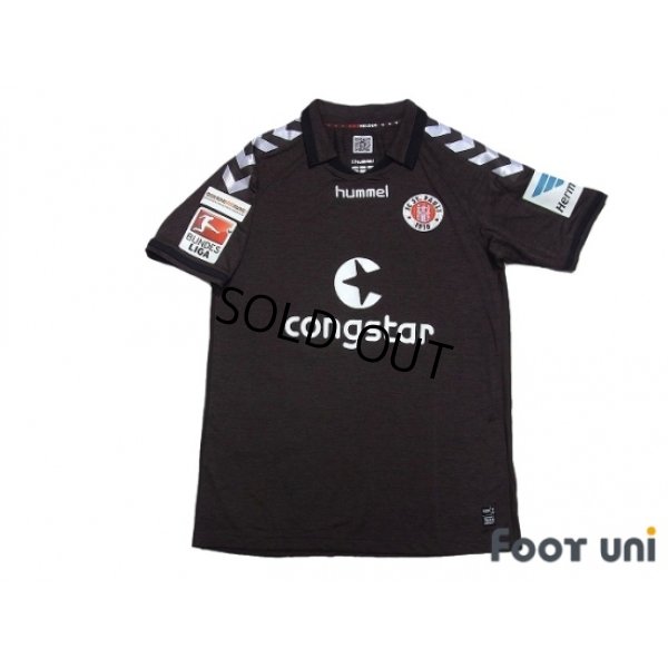 Photo1: FC St.Pauli 2014-2015 Home Shirt #22 Görlitz Bundesliga Patch/Badge Hermes Patch/Badge DISKRIMINIERUNG Patch/Badge