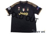 Juventus 2015-2016 3rd Shirt #10 Pogba Champions League Patch/Badge Respect Patch/Badge w/tags