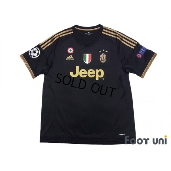 Photo1: Juventus 2015-2016 3rd Shirt #10 Pogba Champions League Patch/Badge Respect Patch/Badge w/tags