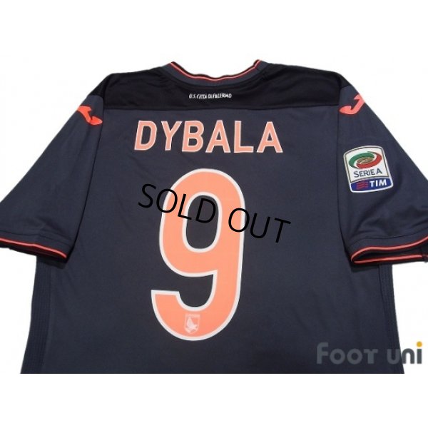 Photo4: Palermo 2014-2015 3rd Shirt #9 Dybala Serie A Tim Patch/Badge w/tags