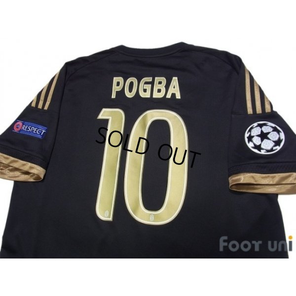 Photo4: Juventus 2015-2016 3rd Shirt #10 Pogba Champions League Patch/Badge Respect Patch/Badge w/tags