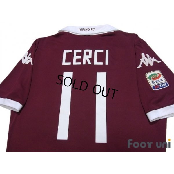 Photo4: Torino 2013-2014 Home Shirt #11 Alessio Cerci Serie A Tim Patch/Badge w/tags