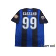 Photo2: Inter Milan 2012-2013 Home Shirt #99 Cassano Serie A Tim Patch/Badge (2)