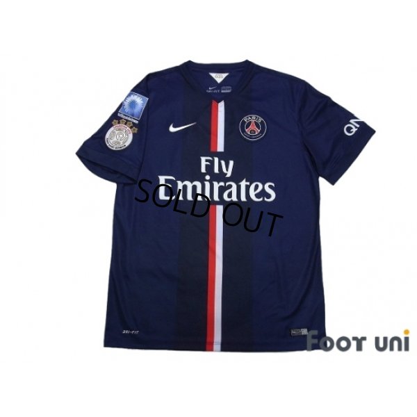Photo1: Paris Saint Germain 2014-2015 Home Shirt #10 Ibrahimovic w/tags