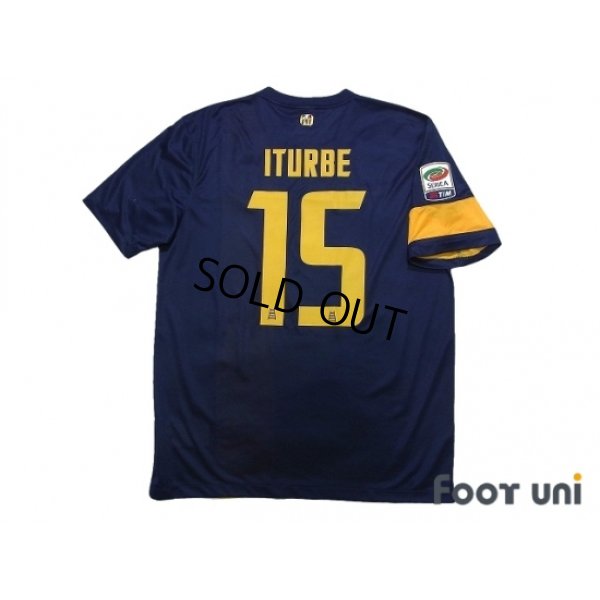 Photo2: Hellas Verona FC 2013-2014 Home Shirt #15 Iturbe Serie A Tim Patch/Badge w/tags