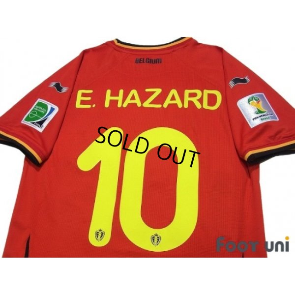 Photo4: Belgium 2014 Home #15 E.Hazard FIFA World Cup 2014 Brazil Patch/Badge w/tags