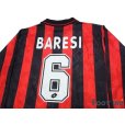 Photo4: AC Milan 1995-1996 Home Long Sleeve Shir #6 Baresi (4)