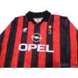 Photo3: AC Milan 1995-1996 Home Long Sleeve Shir #6 Baresi (3)