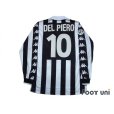 Photo2: Juventus 1999-2000 Home Long Sleeve Shirt #10 Del Piero Lega Calcio Patch/Badge (2)