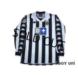 Juventus 1999-2000 Home Long Sleeve Shirt #10 Del Piero Lega Calcio Patch/Badge