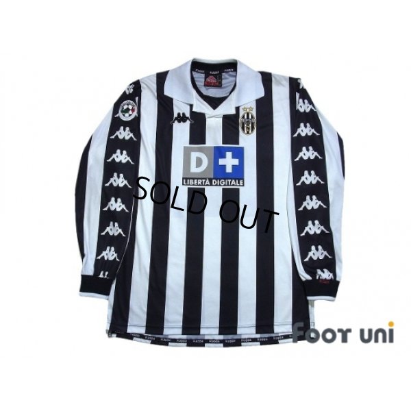 Photo1: Juventus 1999-2000 Home Long Sleeve Shirt #10 Del Piero Lega Calcio Patch/Badge