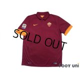 AS Roma 2014-2015 Home Shirt #16 De Rossi Serie A Tim Patch/Badge w/tags