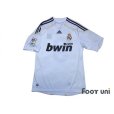 Photo1: Real Madrid 2009-2010 Home Shirt #9 Ronaldo LFP Patch/Badge (1)