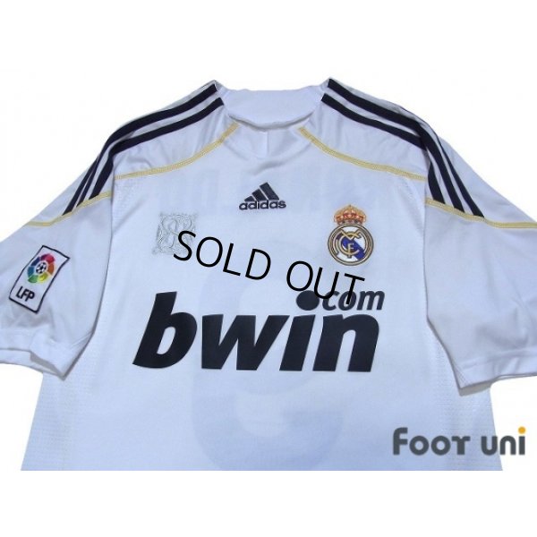 Photo3: Real Madrid 2009-2010 Home Shirt #9 Ronaldo LFP Patch/Badge