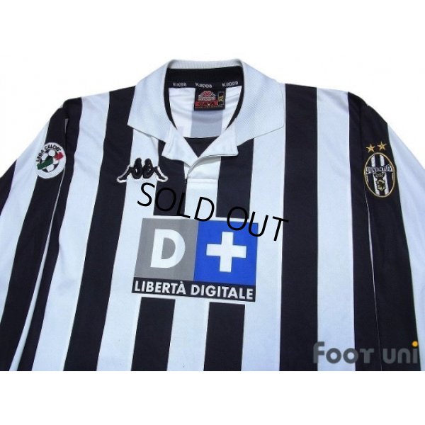 Photo3: Juventus 1998-1999 Home Long Sleeve Shirt #21 Zidane Lega Calcio Patch/Badge