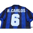 Photo4: Inter Milan 1995-1996 Home Shirt #6 Roberto Carlos (4)