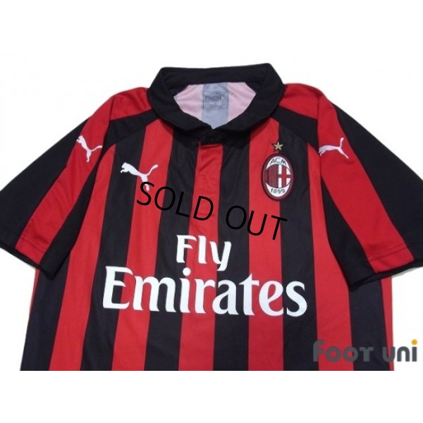Photo3: AC Milan 2018-2019 Home Shirt