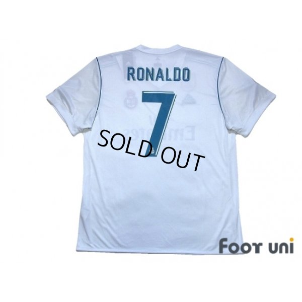 Photo2: Real Madrid 2017-2018 Home Shirt #7 Ronaldo w/tags