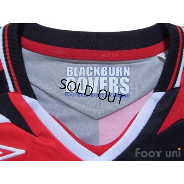 Photo4: Blackburn Rovers 2007-2008 Away Long Sleeve Shirt