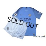 Manchester City 2018-2019 Home Shirts and shorts Set #17 De Bruyne