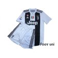 Photo1: Juventus 2018-2019 Home Authentic Shirts and Shorts Set #7 Ronaldo (1)