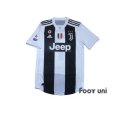 Photo2: Juventus 2018-2019 Home Authentic Shirts and Shorts Set #7 Ronaldo (2)