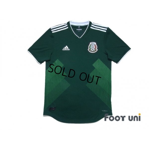 Photo1: Mexico 2018 Home Authentic Shirt