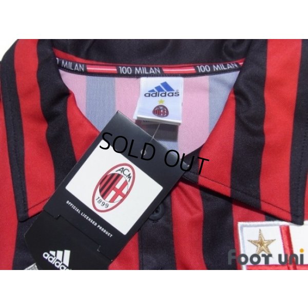 Photo5: AC Milan Centenario Shirt #10 Boban Scudetto Patch/Badge w/tags
