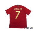 Photo2: Portugal 2018 Home Authentic Shirts and shorts Set #7 Ronaldo (2)