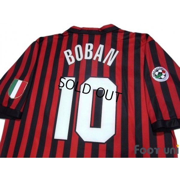 Photo4: AC Milan Centenario Shirt #10 Boban Scudetto Patch/Badge w/tags