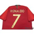 Photo4: Portugal 2018 Home Authentic Shirts and shorts Set #7 Ronaldo (4)