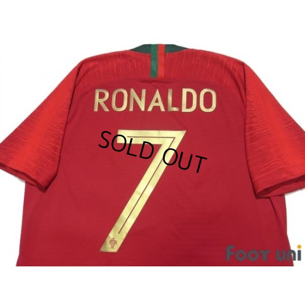 Photo4: Portugal 2018 Home Authentic Shirts and shorts Set #7 Ronaldo