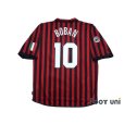 Photo2: AC Milan Centenario Shirt #10 Boban Scudetto Patch/Badge w/tags (2)