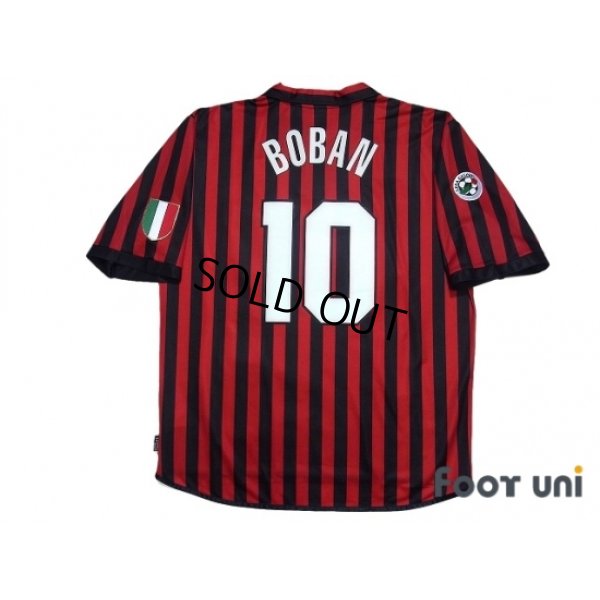 Photo2: AC Milan Centenario Shirt #10 Boban Scudetto Patch/Badge w/tags