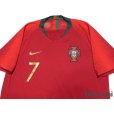 Photo3: Portugal 2018 Home Authentic Shirts and shorts Set #7 Ronaldo (3)