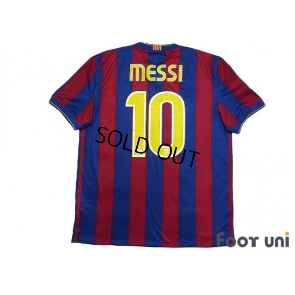 Photo2: FC Barcelona 2009-2010 Home Shirt #10 Messi w/tags