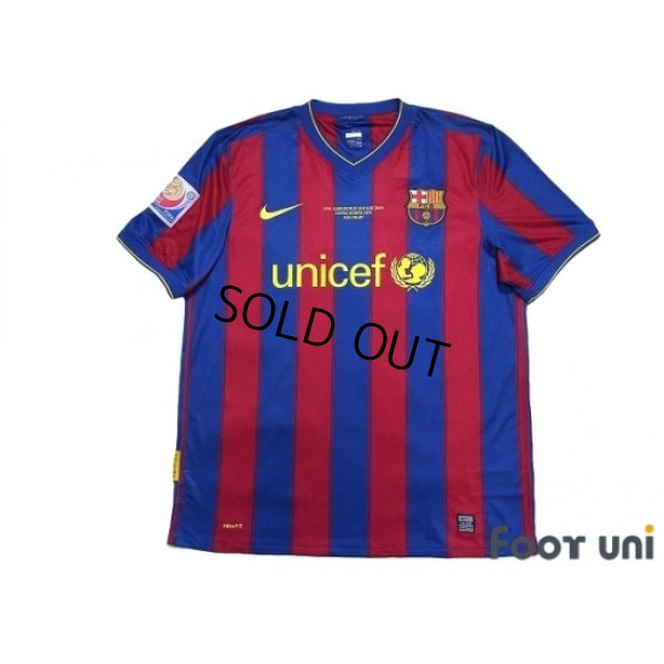 Photo1: FC Barcelona 2009-2010 Home Shirt #10 Messi w/tags