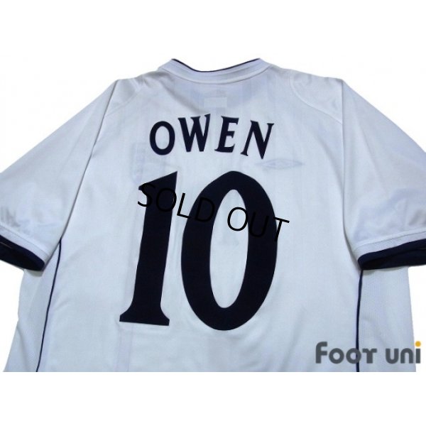 Photo4: England 2002 Home Shirt #10 Owen