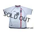 England 2002 Home Shirt #10 Owen