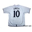 Photo2: England 2002 Home Shirt #10 Owen (2)