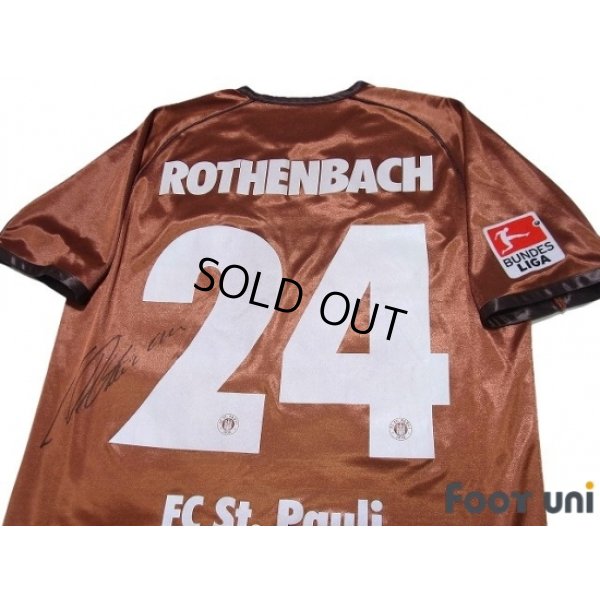 Photo4: FC St. Pauli 2010-2011 Home Centenario Shirt #24 Rothenbach