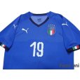 Photo3: Italy 2018 Home Shirt #19 Bonucci (3)