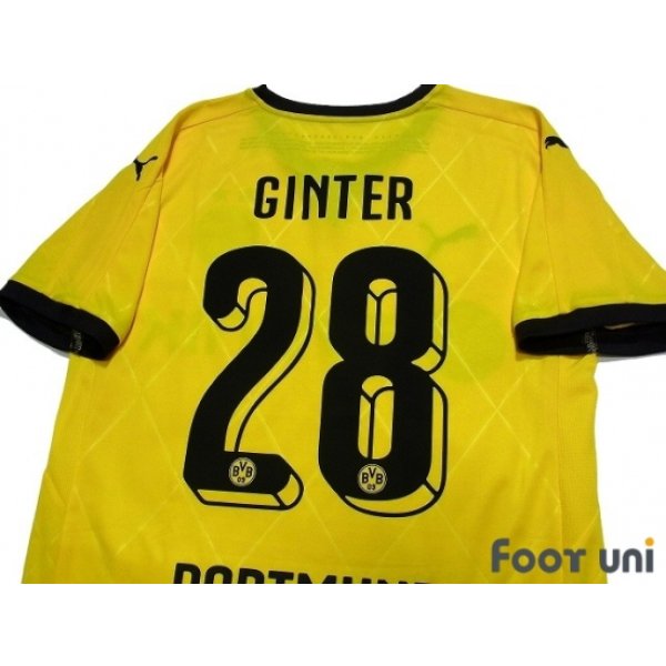 Photo4: Borussia Dortmund 2015-2016 Home Shirt #28 Ginter